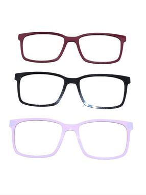 Pair Eyewear The Kirby Magnetic Toppers Frames Set Of 3